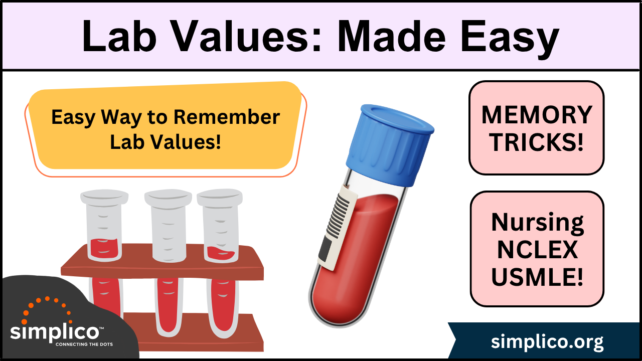 Tricks to Remember Normal Lab Values: Nursing Chart, NCLEX Cheat Sheet