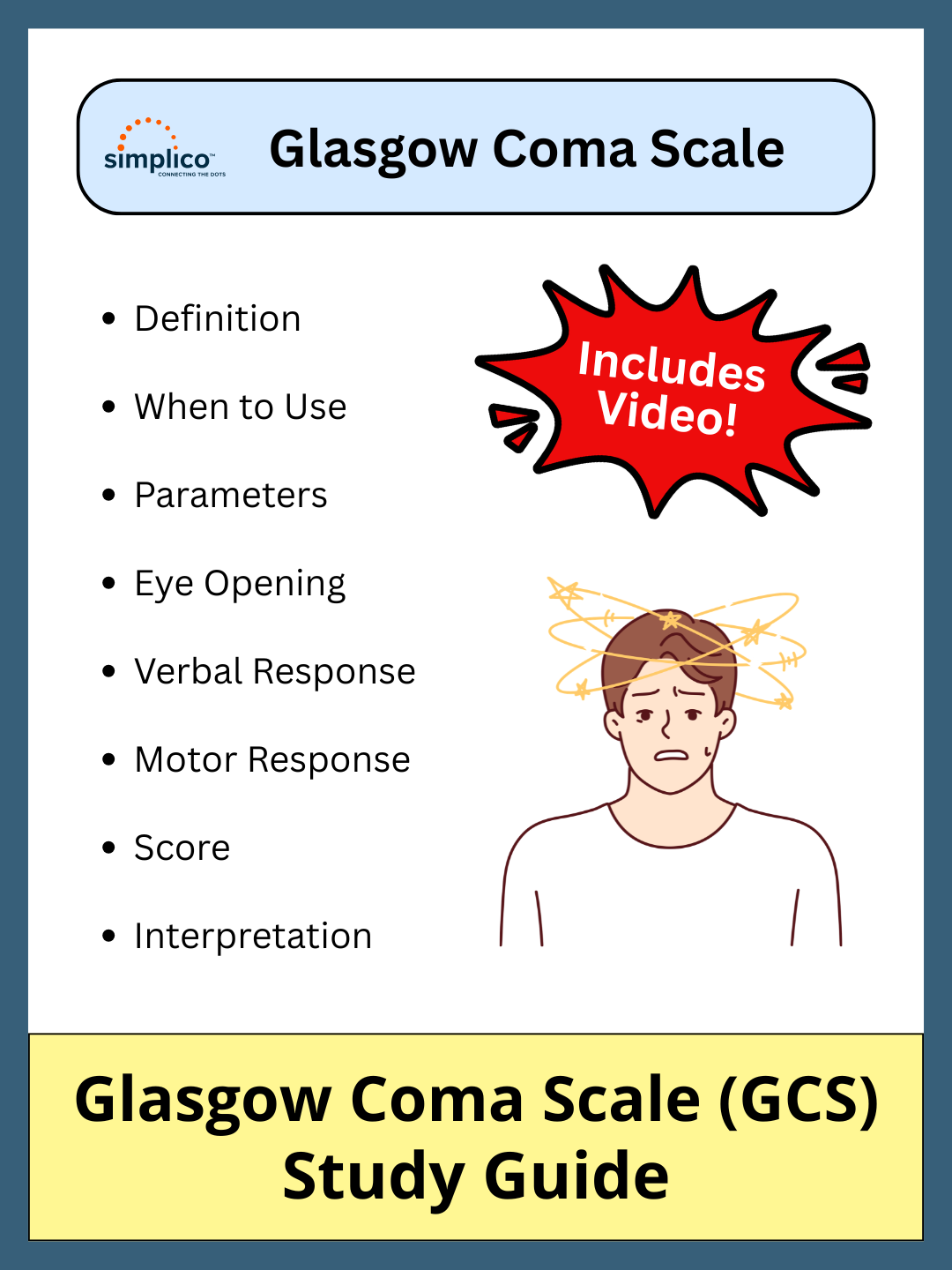 Glasgow Coma Scale (GCS) - Study Guide