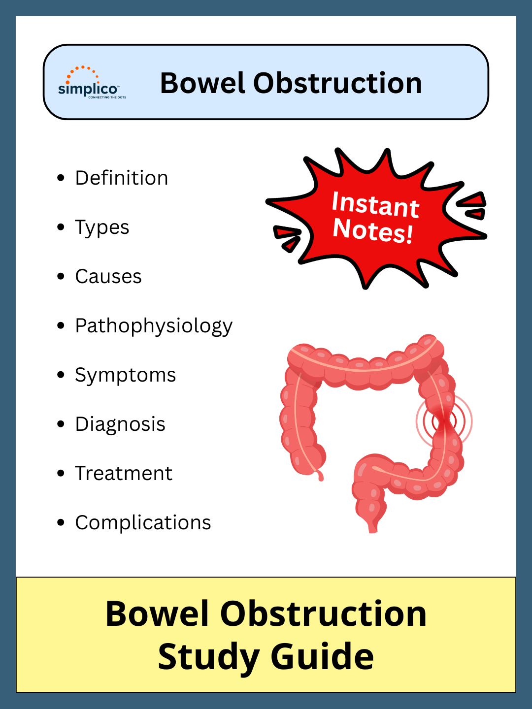 Bowel Obstruction - Study Guide