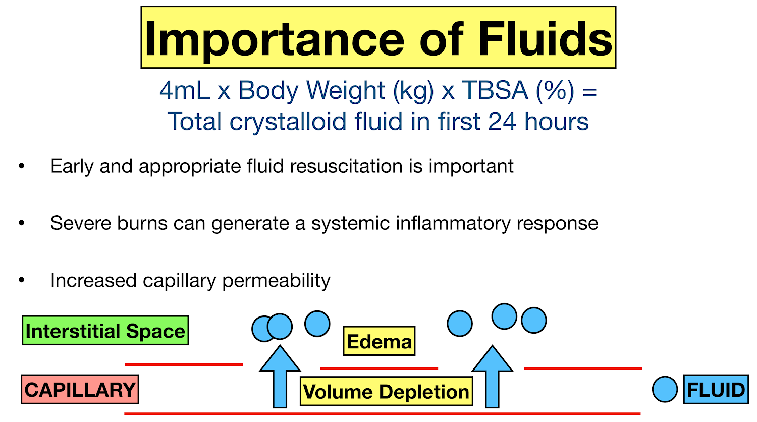 parkland formula fluid resuscitation for burns