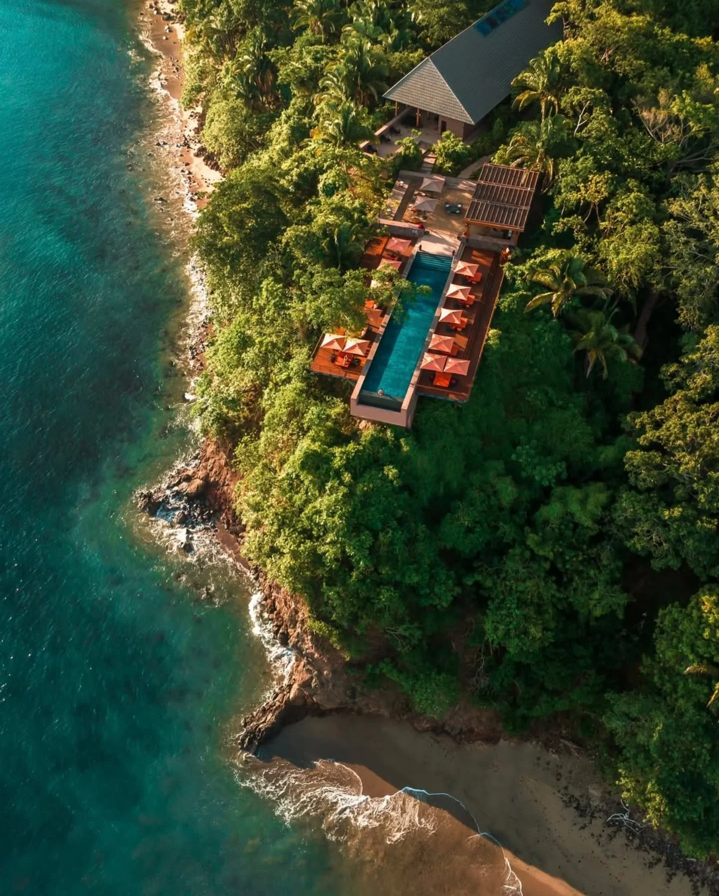At One&amp;Only Mandarina, your private residence sits at the edge of the Pacific&mdash;where jungle, ocean, and architecture become one. Just moments away, the iconic Carao pool extends over the coastline, framing one of the most breathtaking views 