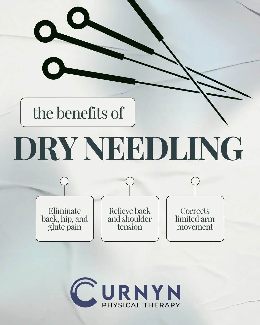 Ever heard of dry needling? 

This evidence-based practice inserts tiny needles into dysfunctional muscles &amp; tissues to elicit a powerful healing response. 

We recommend it to anyone who is experiencing... 

&gt; Low back pain that hasn't respon