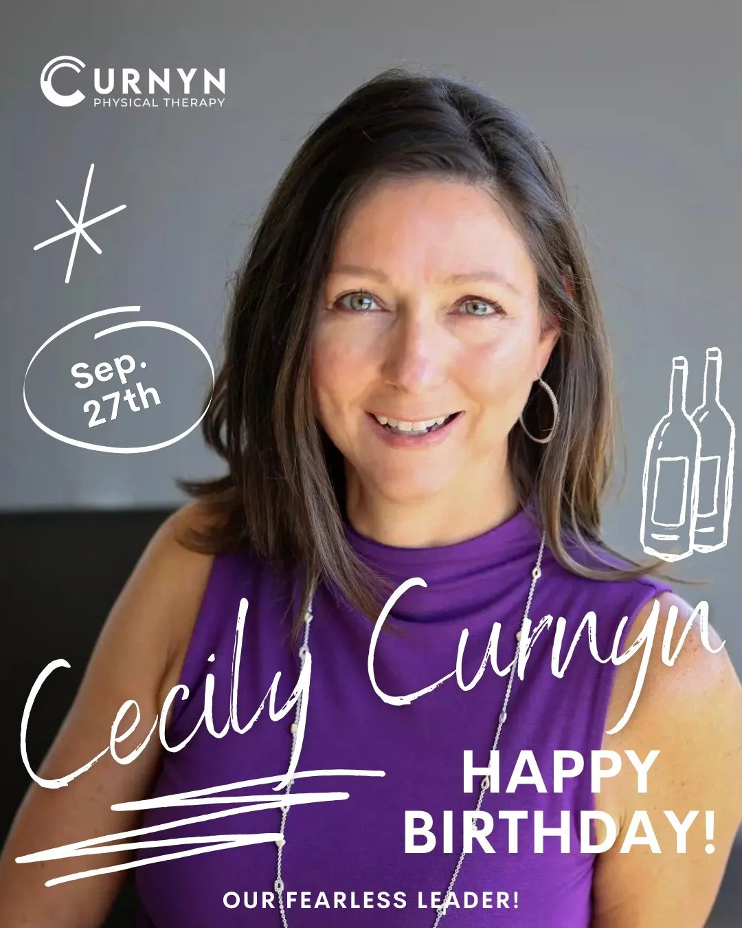 Join us in wishing the happiest of birthdays to Cecily (one of our founders)! 🎉

Cecily has always called DFW home. And since 1991 (when her and Denny first opened their PT clinic), she's been helping Fort Worthians achieve optimal health! 

As our 