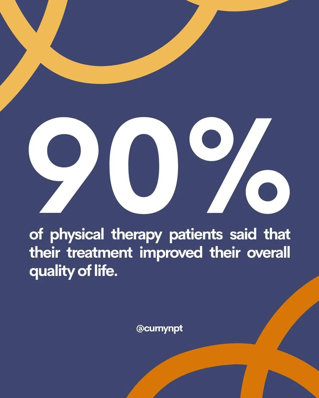 The numbers don't lie! 

In honor of October being physical therapy month, we wanted to take a second to brag... 

Curnyn PT is a proud physical therapist-owned practice that's been serving Fort Worth for the last 30 years. 

Our two locations provid