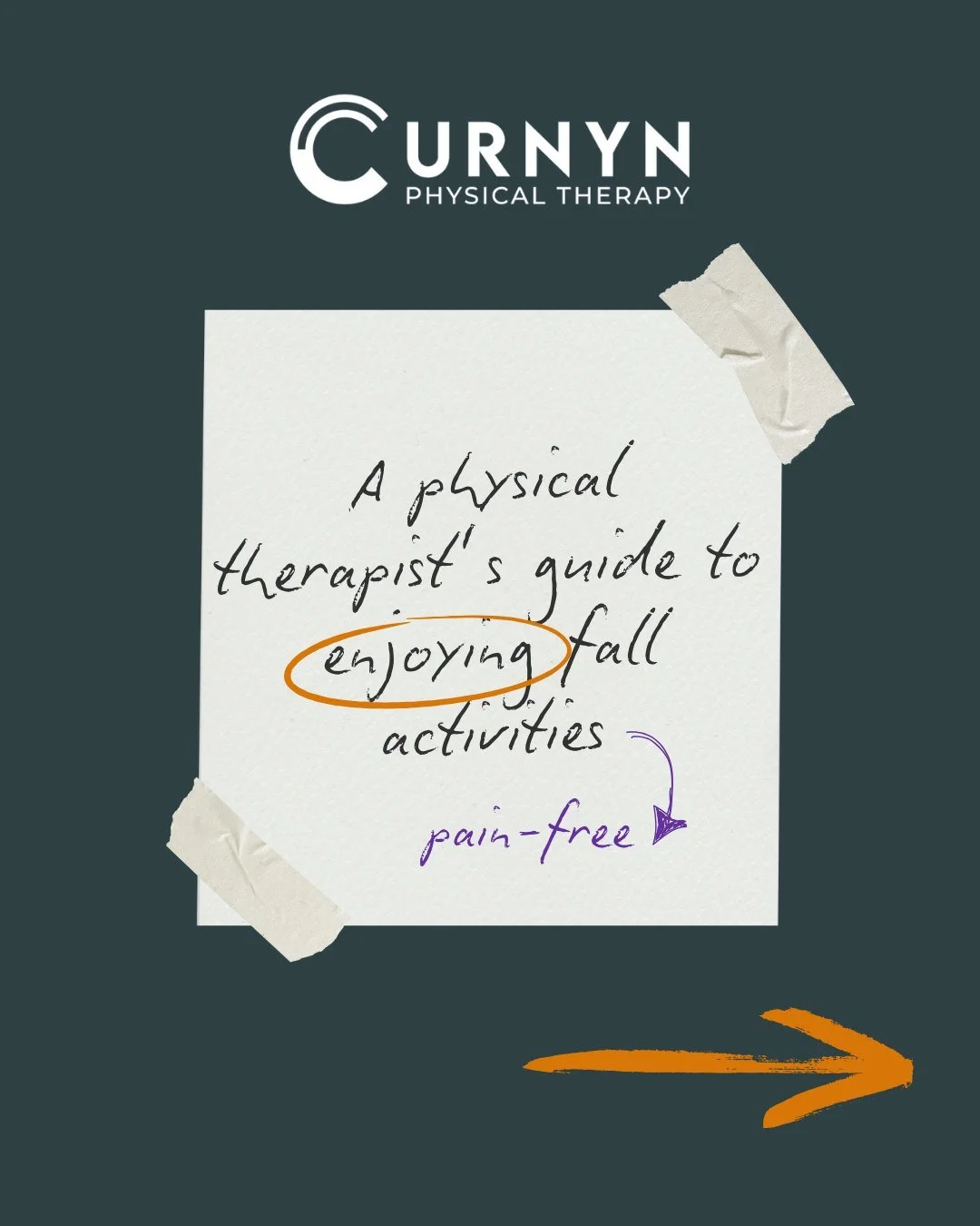 From raking leaves to pumpkin patch-ing &ndash; here's how to enjoy everything Autumn has to offer (while keeping your back and joints pain-free, of course). ⏩

Questions about fall activities? Drop 'em below! 

And schedule an appointment with our t