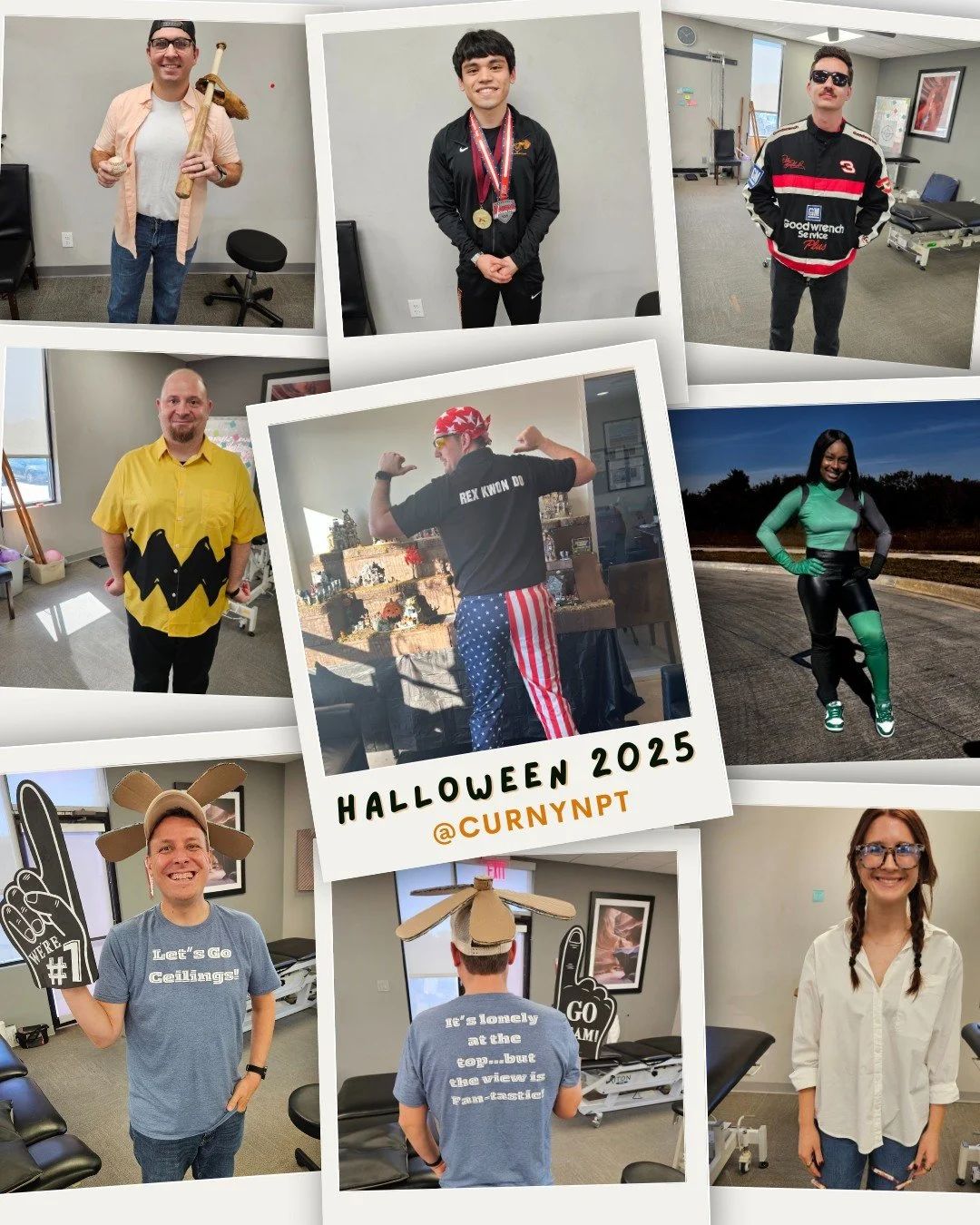 We know we're late to the Halloween party, but these costumes deserved their moment! 🎃

Craig in the ceiling fan was our personal favorite (genius, honestly). Smartie pants Haley came in as a close second. (We love a good pun around here!)

Turns ou