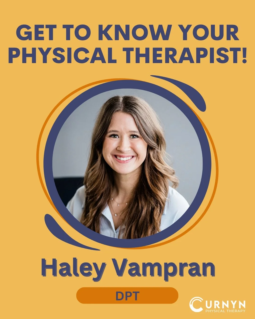Meet Haley, one of our wonderful PTs! 

A former collegiate volleyball player, Haley has firsthand experience with the demands of athletics. That's ultimately what drove her to focus on sports medicine. She's an expert at helping athletes and active 