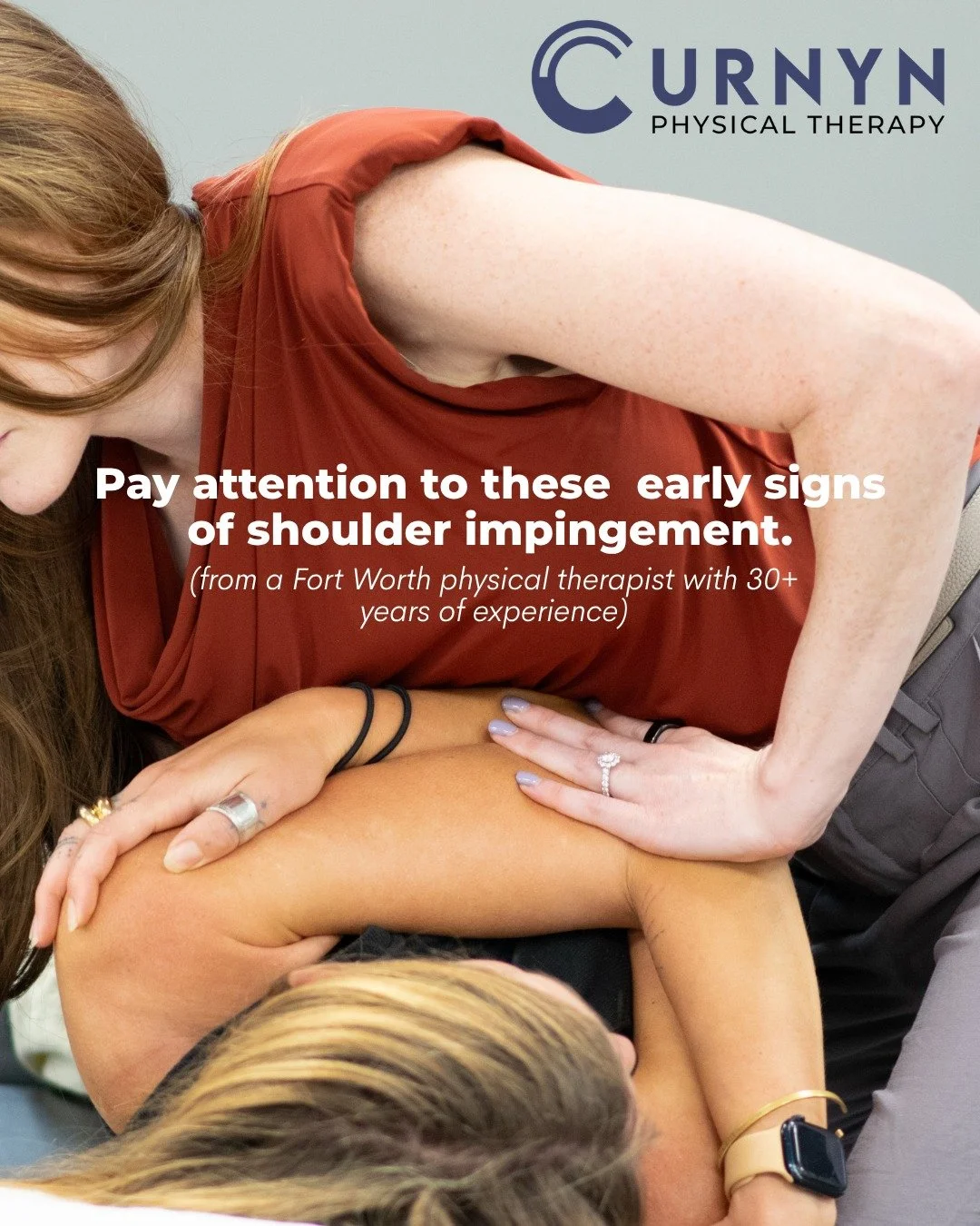 Ignoring shoulder pain will (more than likely) cause the condition to worsen over time.

Athletes who perform repetitive, overhead motions (tennis players, swimmers, baseball pitchers) are at a higher risk of shoulder impingement, which is pain at th