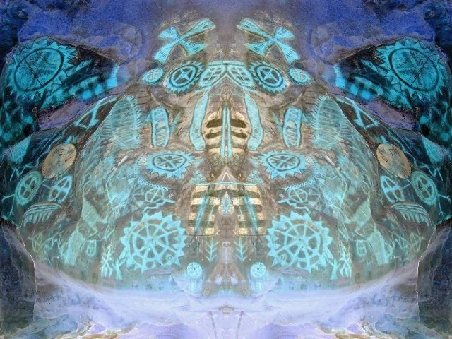 Sample images of The Bressani Oracle card deck 