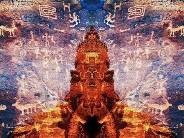 Sample images of The Bressani Oracle card deck 