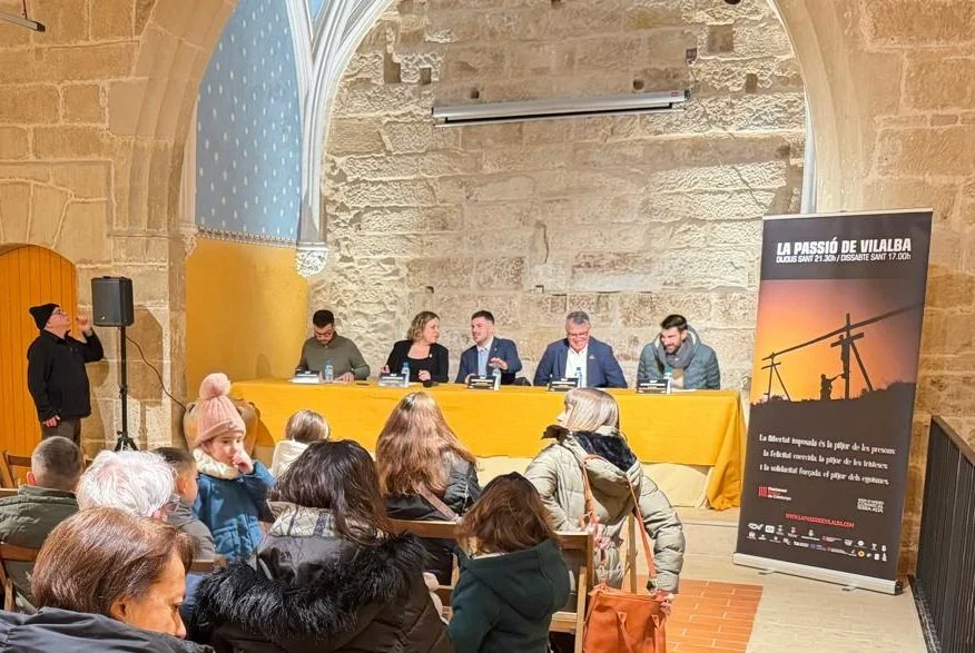 presentació de la 31a&nbsp;edició&nbsp;de La&nbsp;Passió&nbsp;de&nbsp;Vilalba&nbsp;dels&nbsp;Arcs