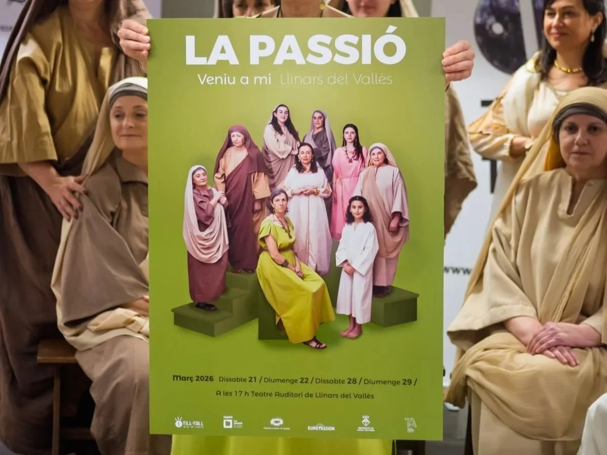 EL CARTELL de 2026 DE VENIU A MI, LA PASSIÓ DE LLINARS DEL VALLÈS