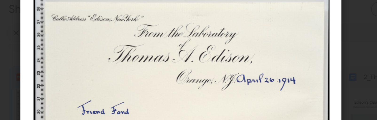 It Began With A Letter