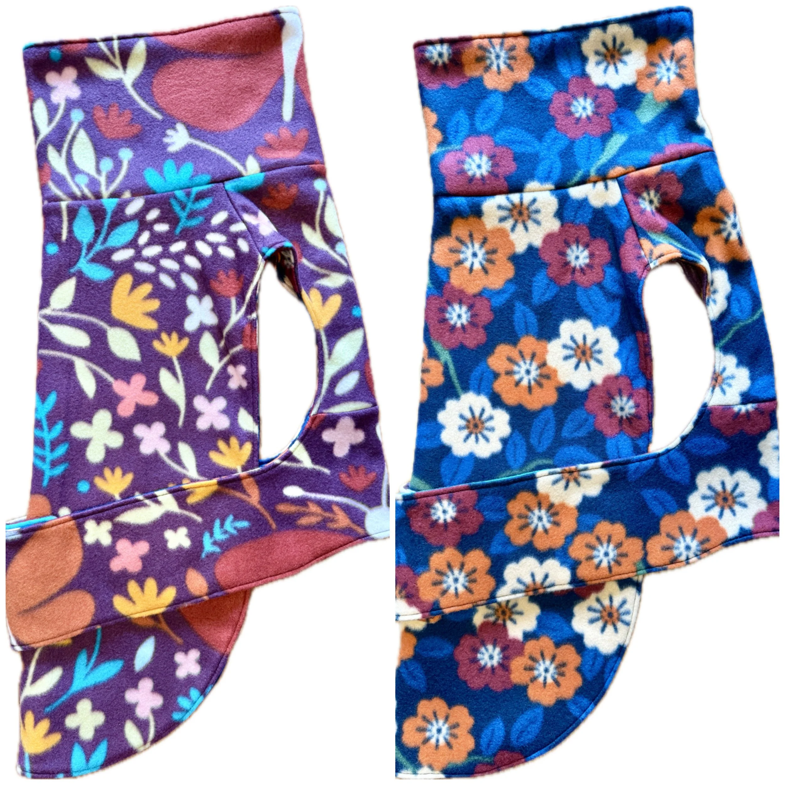 Reversible Butterflies and Flowers Dog Jacket