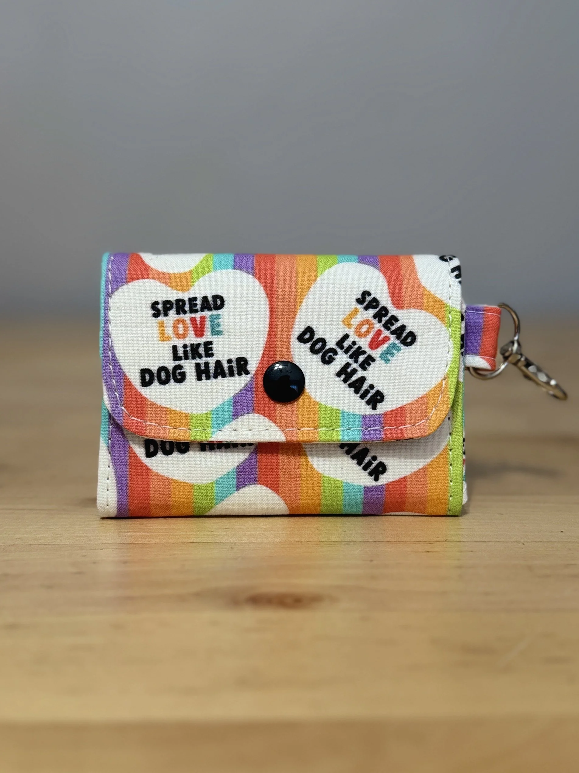 Spread Love Like Dog Hair Card Holder