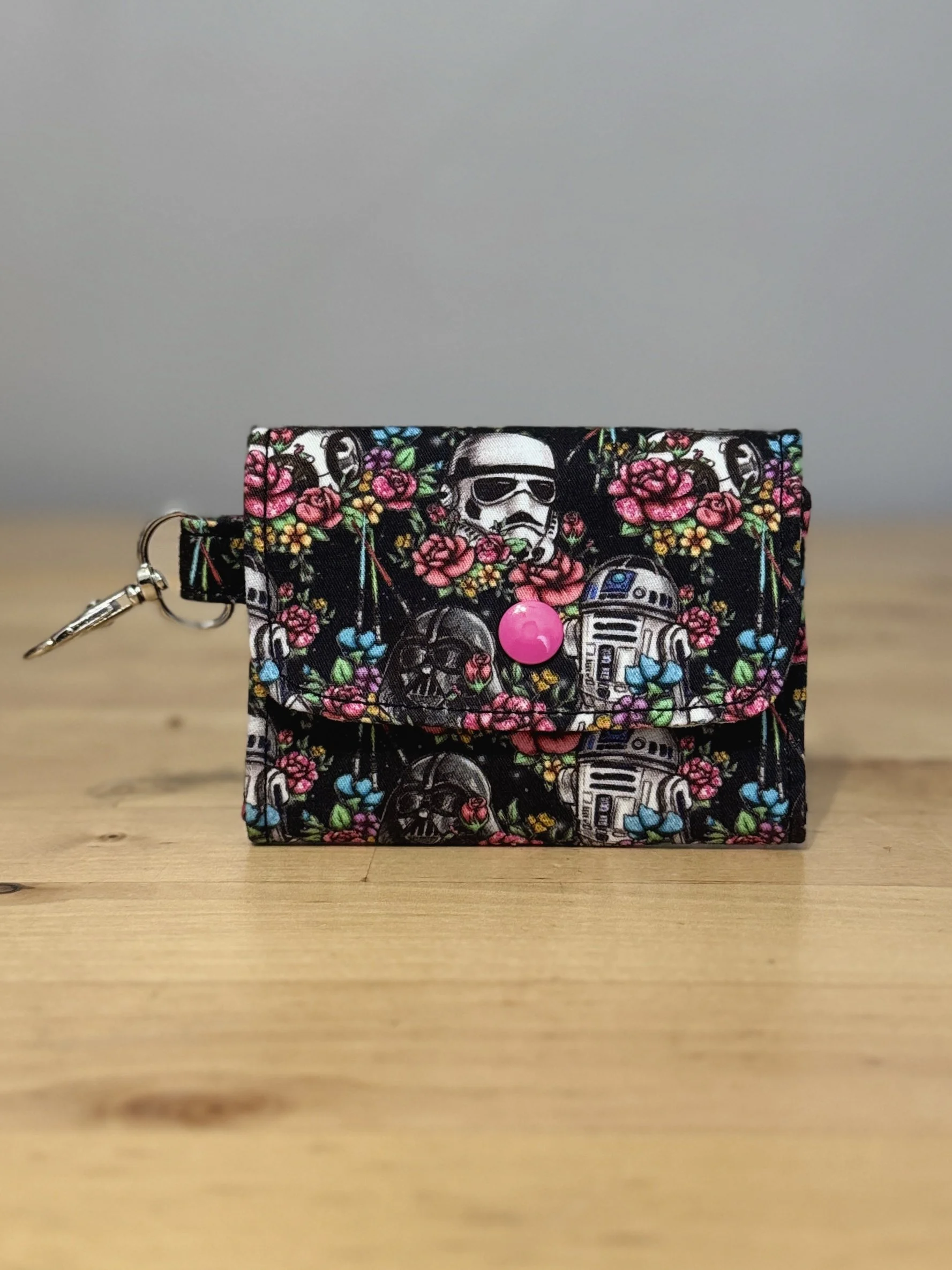 Floral Star Wars Card Holder