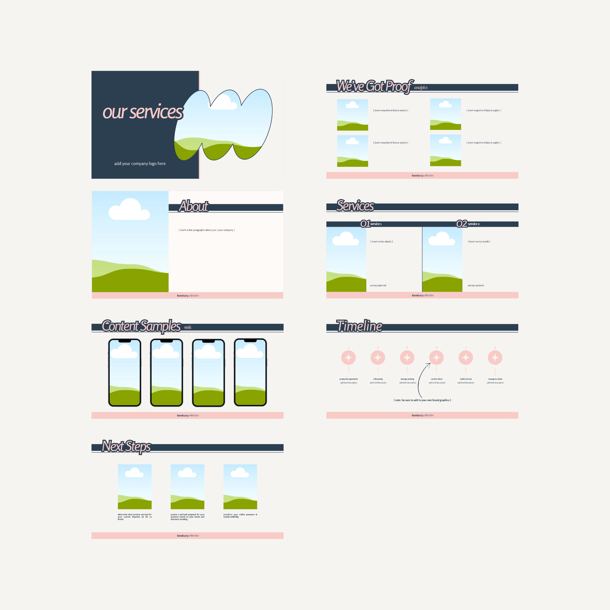 Services Deck Template