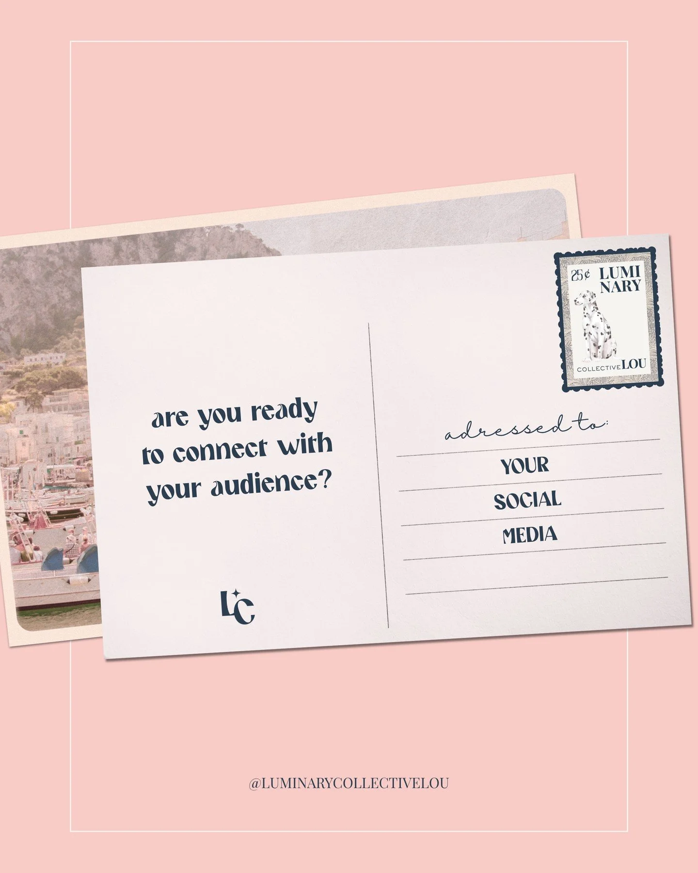 Authentic cohesive content, anyone? Write us back.(Slide in our DMs)

#glowup #socialmediaglowup #luminarycollective #lcl #luminarycollectivelou #postcard