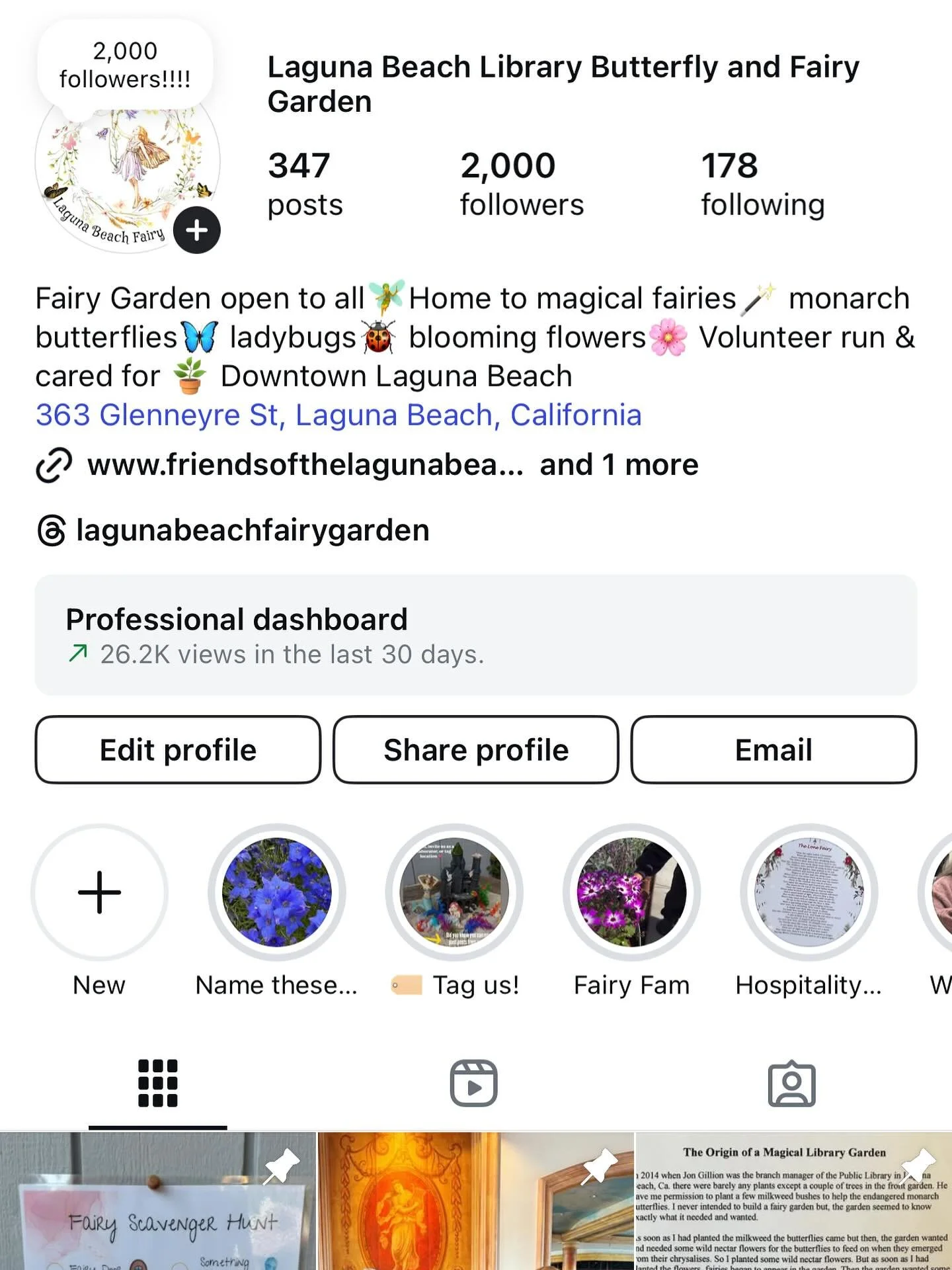 WHAT. A. MILESTONE!!!! 2,000 followers&mdash;fairy friends, garden fanatics, butterfly lovers, nature adorers, milk weed enthusiasts, loving families&hellip; all like us. We love each one of you and we are so so grateful to have you here. 

A great r