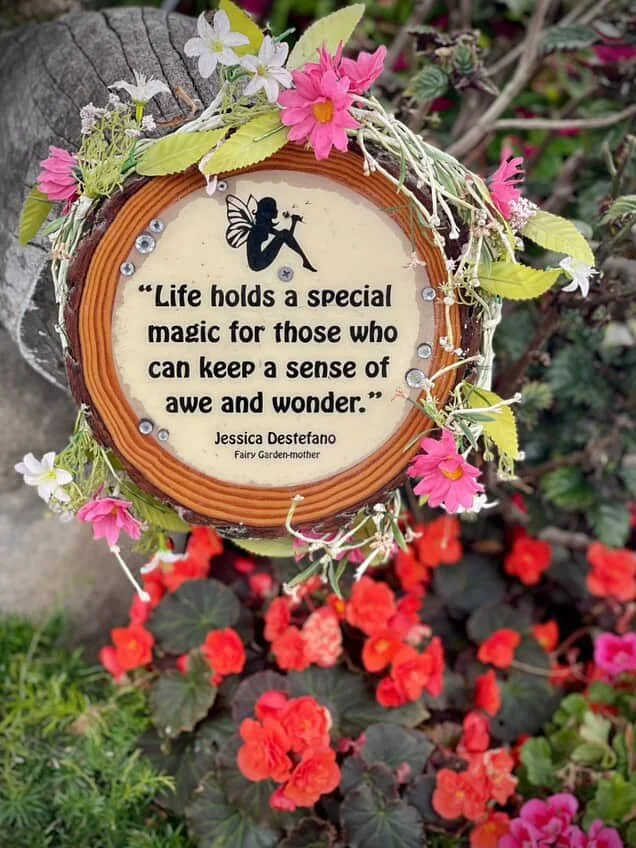 We love seeing the awe and wonder of the fairy garden through your eyes. Thank you @lagunabeachphotographer ❣️ #lagunabeachfairygarden