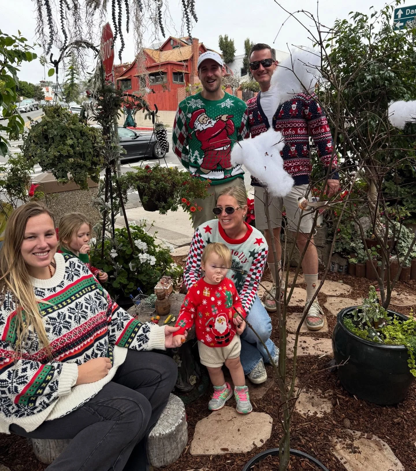 Festive fun in the fairy garden!! Thanks for stopping by this holiday season and happy new year! 🧚&zwj;♀️ #lagunabeachfairygarden