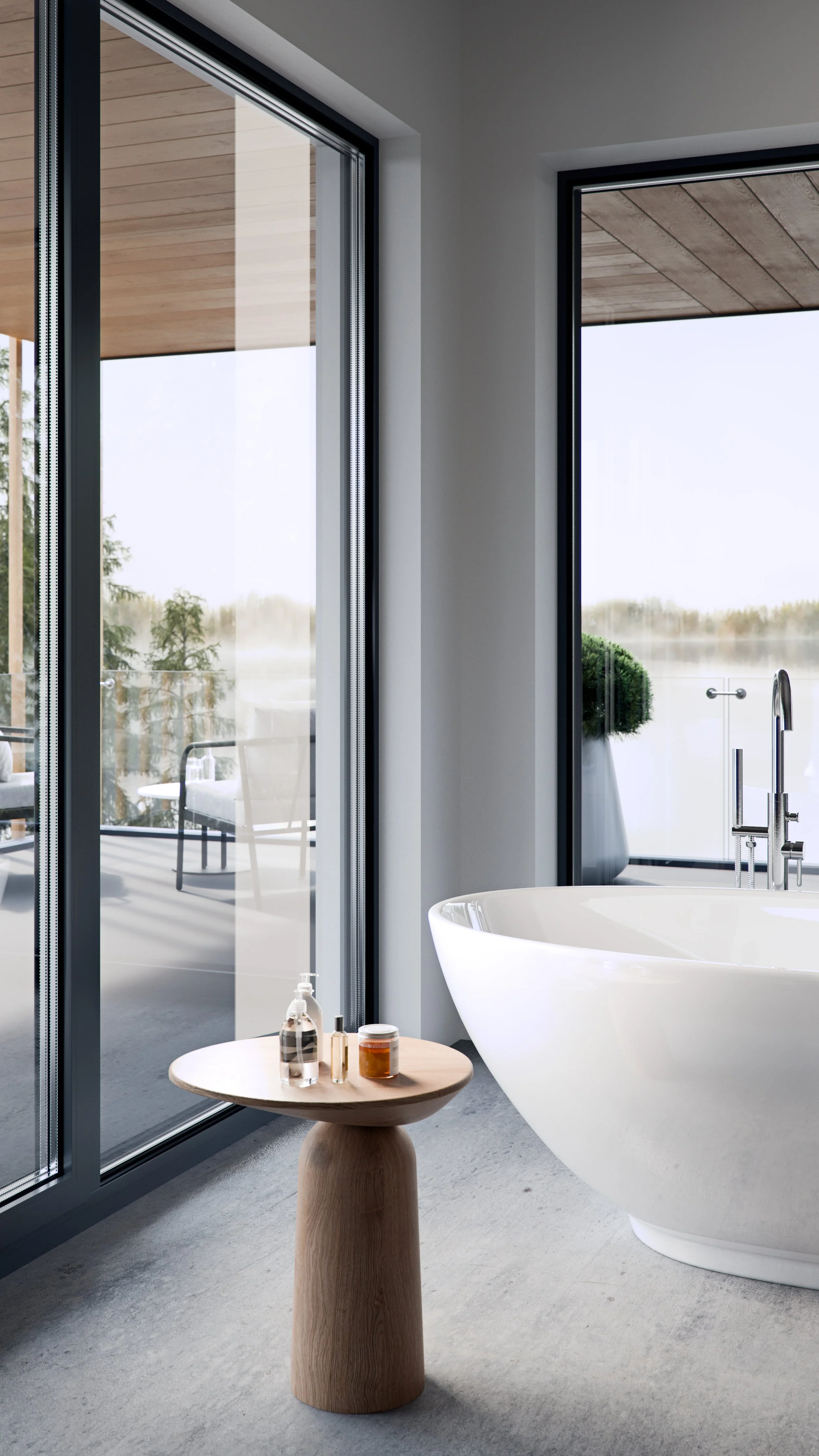 wizualizacja okien aluminiowych miru evo steel marki aluhaus