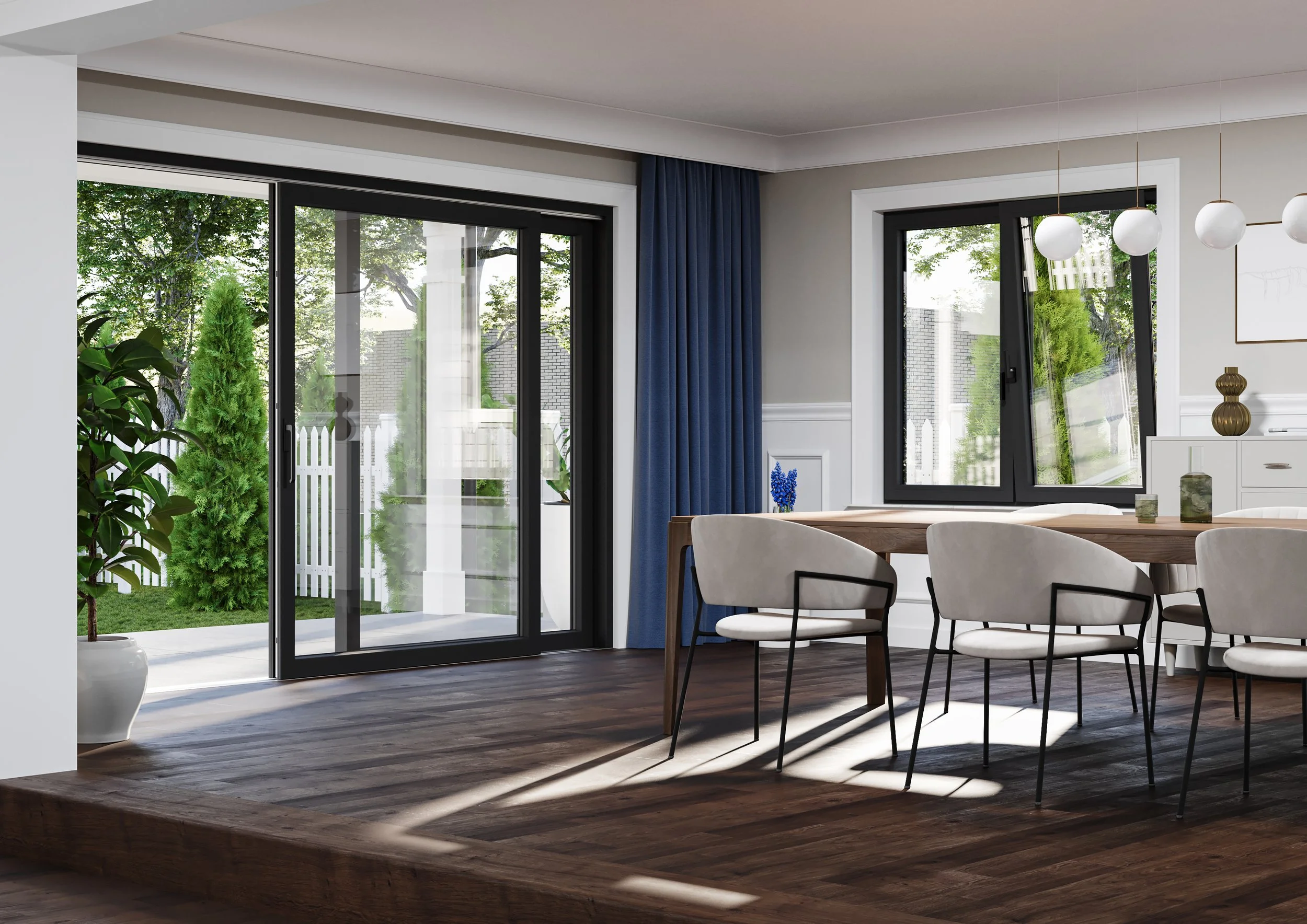 wizualizacja drzwi tarasowych HST motion S