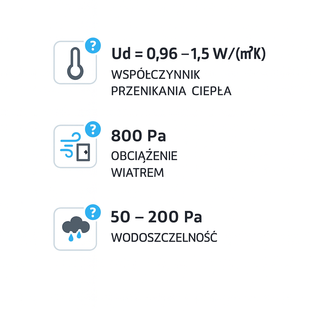 parametry techniczne drzwi zewnętrznych pvc basic