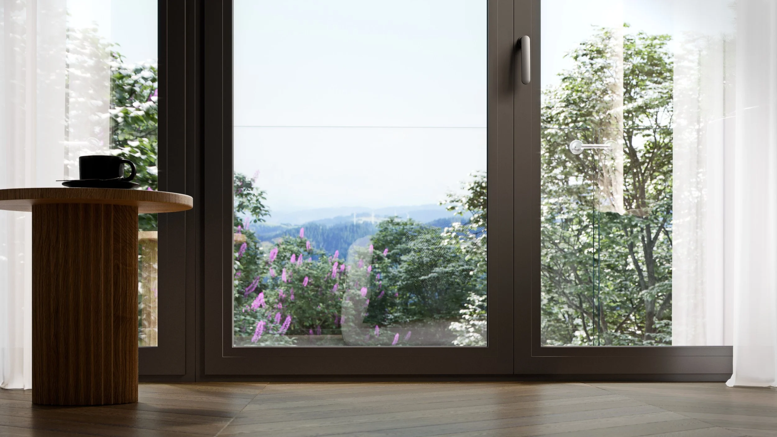 wizualizacja okna aluminiowego miru evo standard marki aluhaus