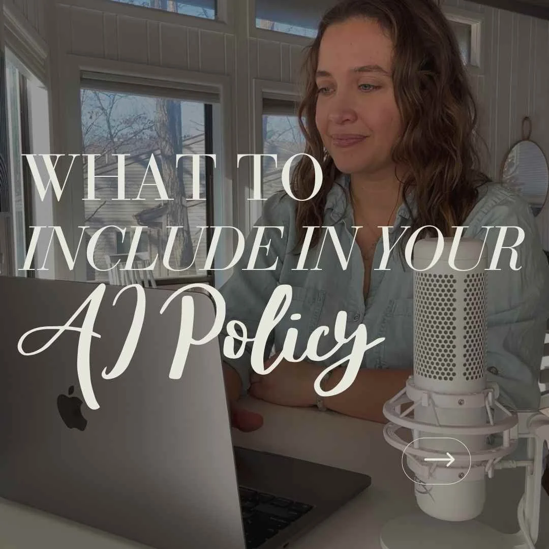 Should service providers be transparent about how they use AI?⁠
⁠
Recently, a mentor of mine shared this idea: that, as copywriters and marketing service providers, we should consider establishing an AI policy to share with clients and potential clie