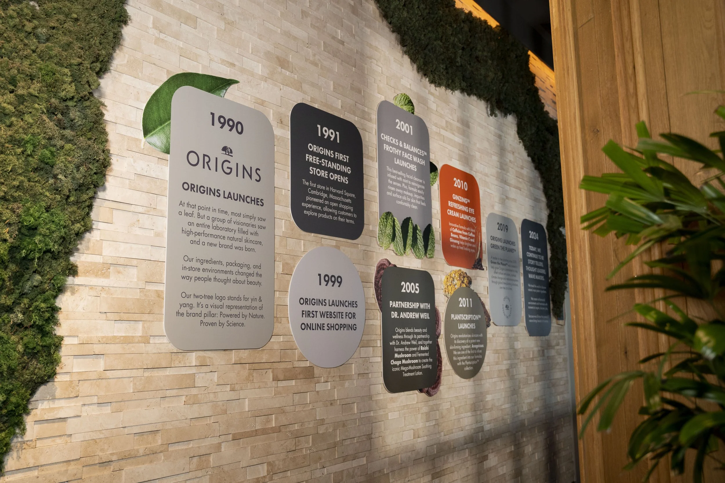 Infographic wall created at 1milk2sugars for Origin