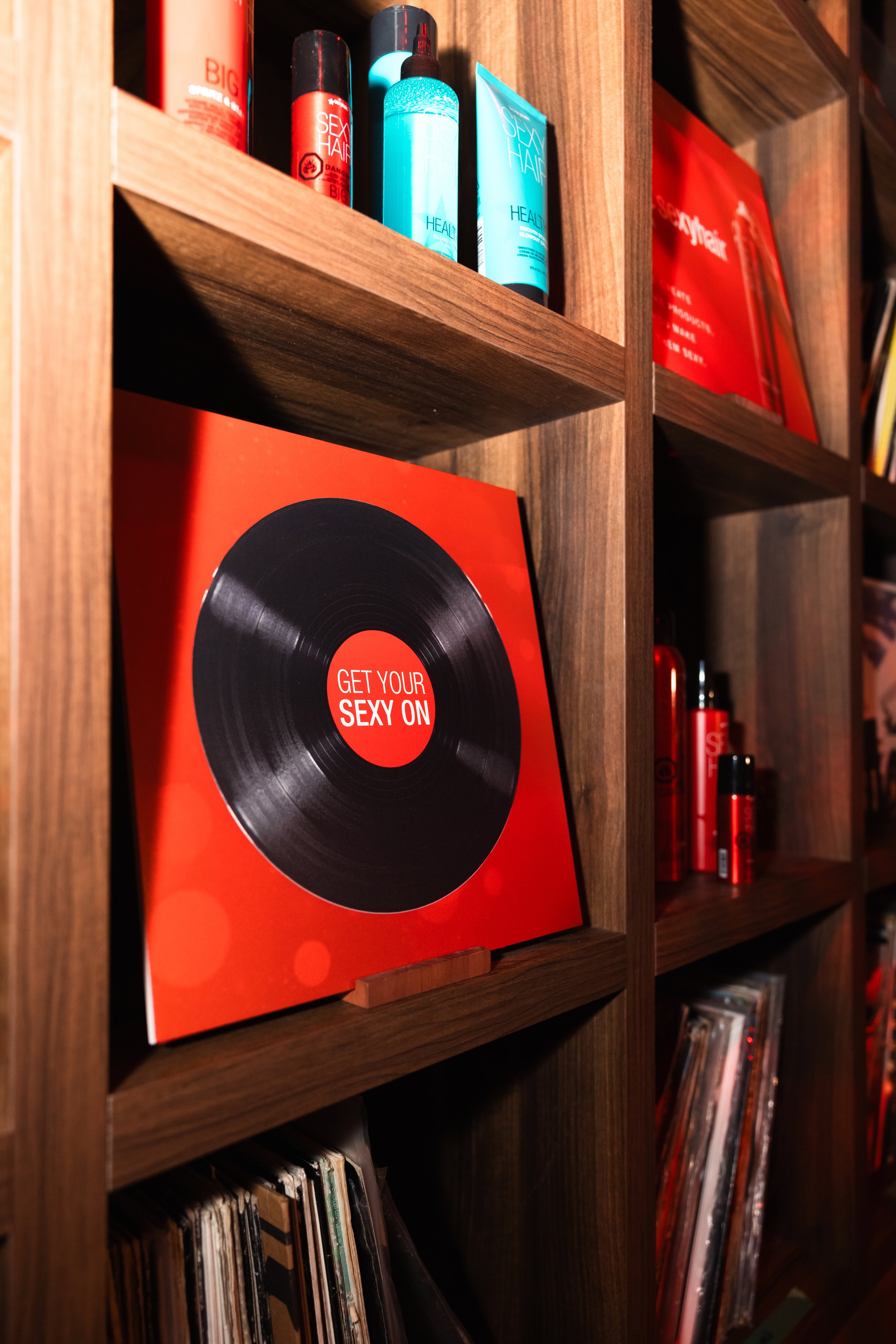 Event signage design at 1milk2sugars for SexyHair