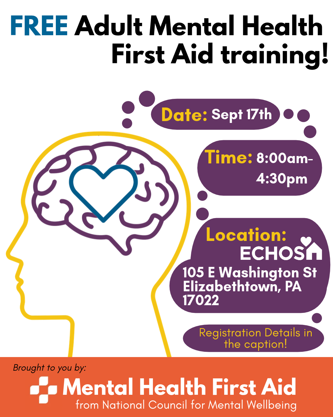 Adult Mental Health First Aid Training