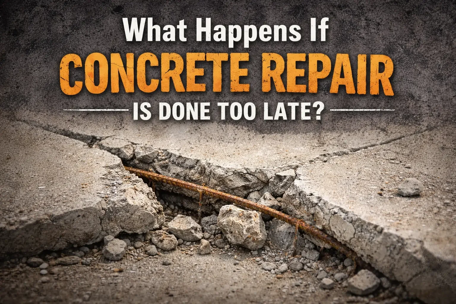 What Happens If Concrete Repair Is Done Too Late?