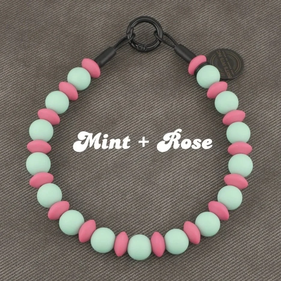 Stylish Custom Beaded Dog Collars and Necklaces for small dogs in bright vibrant colors.  Bundle & SAVE!