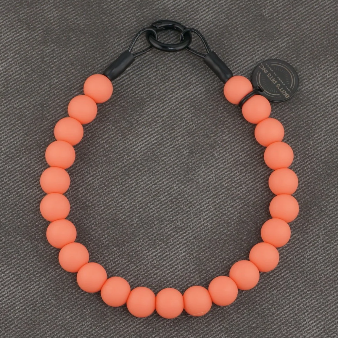 Stylish Custom Dog Collars and Necklaces in bright orange