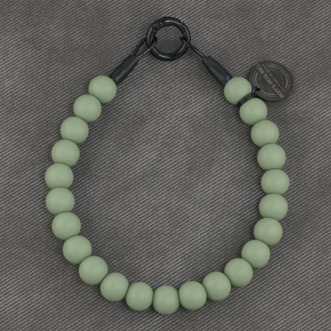Stylish Custom Dog Collars and Necklaces in light green