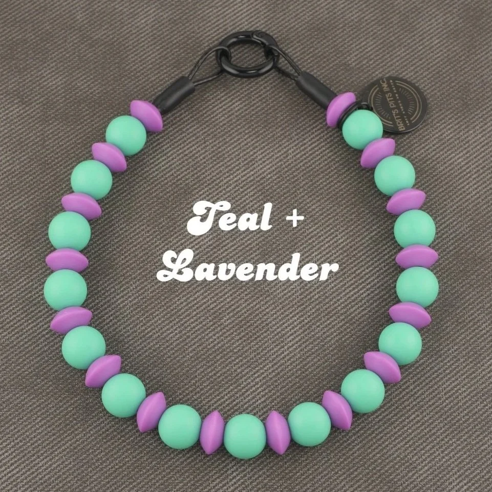 Stylish Custom Beaded Dog Collars and Necklaces for small dogs in bright vibrant colors.  Bundle & SAVE!