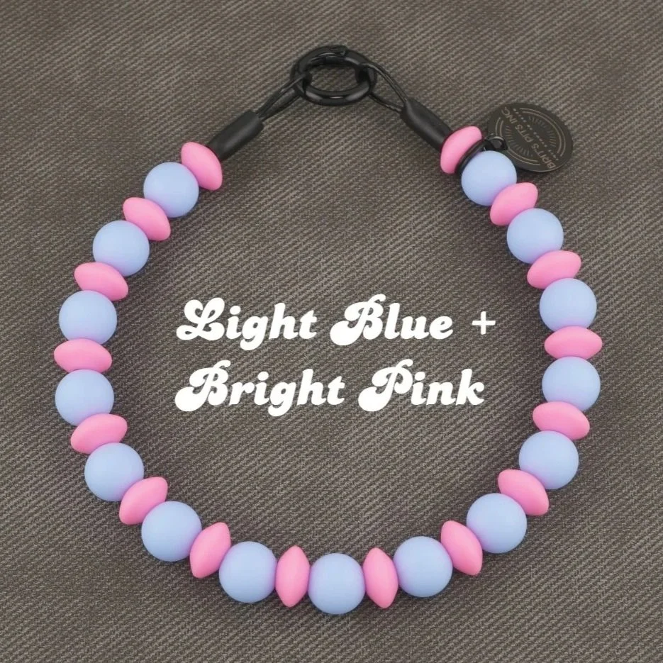 Stylish Custom Beaded Dog Collars and Necklaces for small dogs in bright vibrant colors.  Bundle & SAVE!