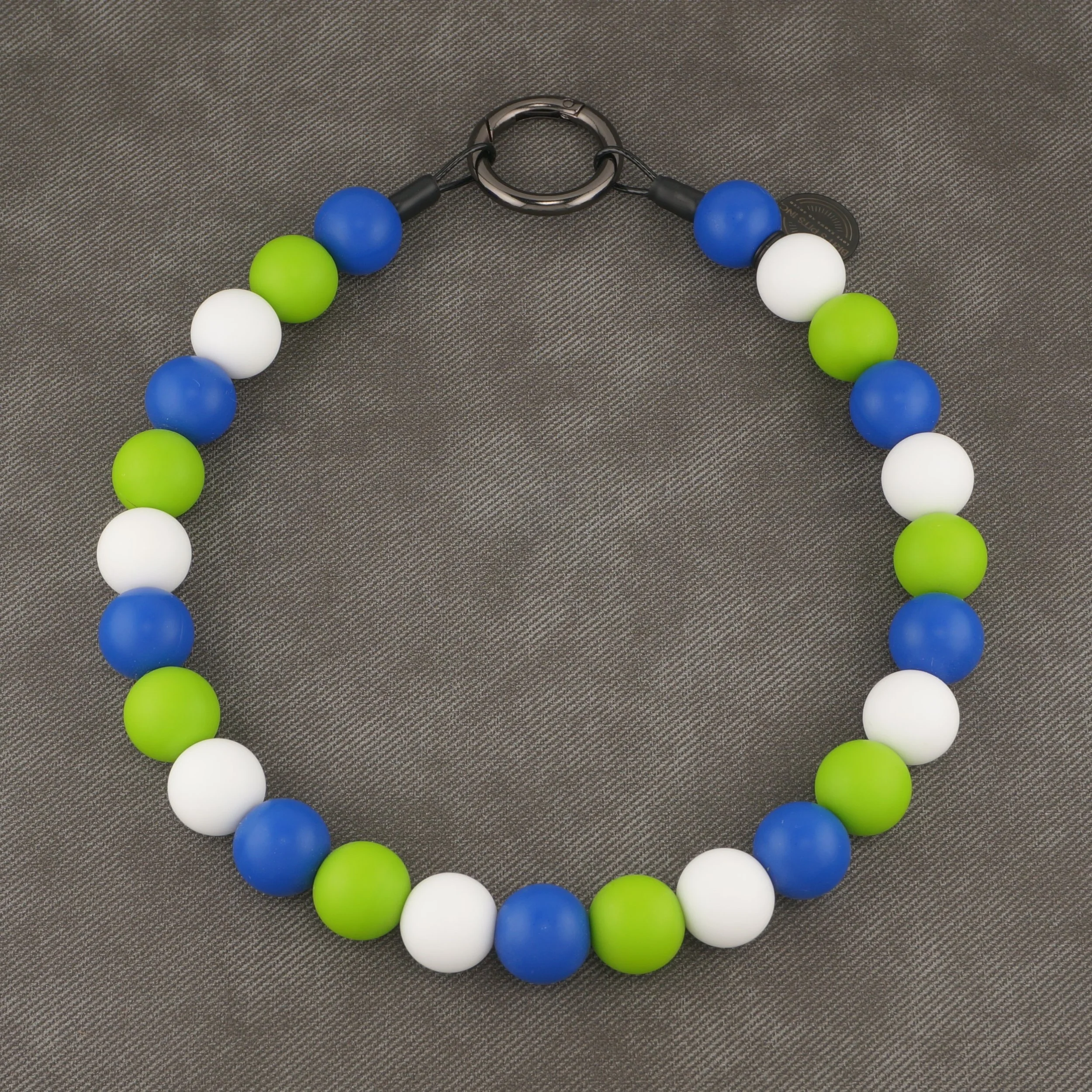 Seahawks custom dog collar and necklace