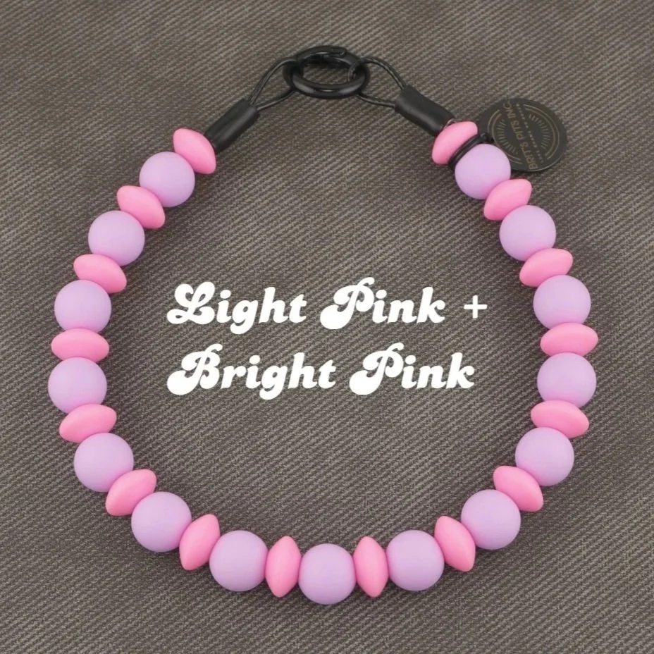 Stylish Custom Beaded Dog Collars and Necklaces for small dogs in bright vibrant colors.  Bundle & SAVE!