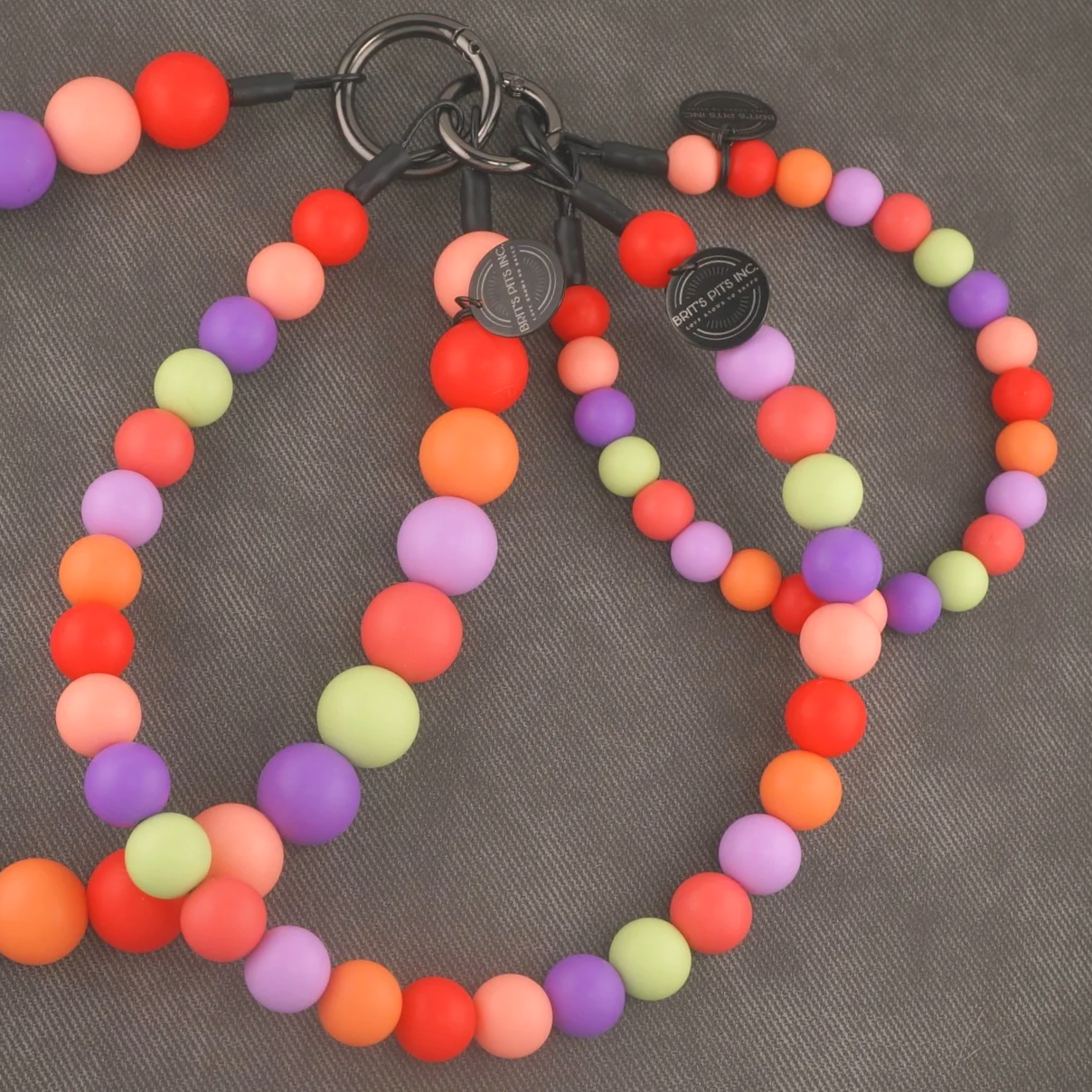 Paws & Recreation - Stylish beaded dog collars and necklaces in bright summer colors