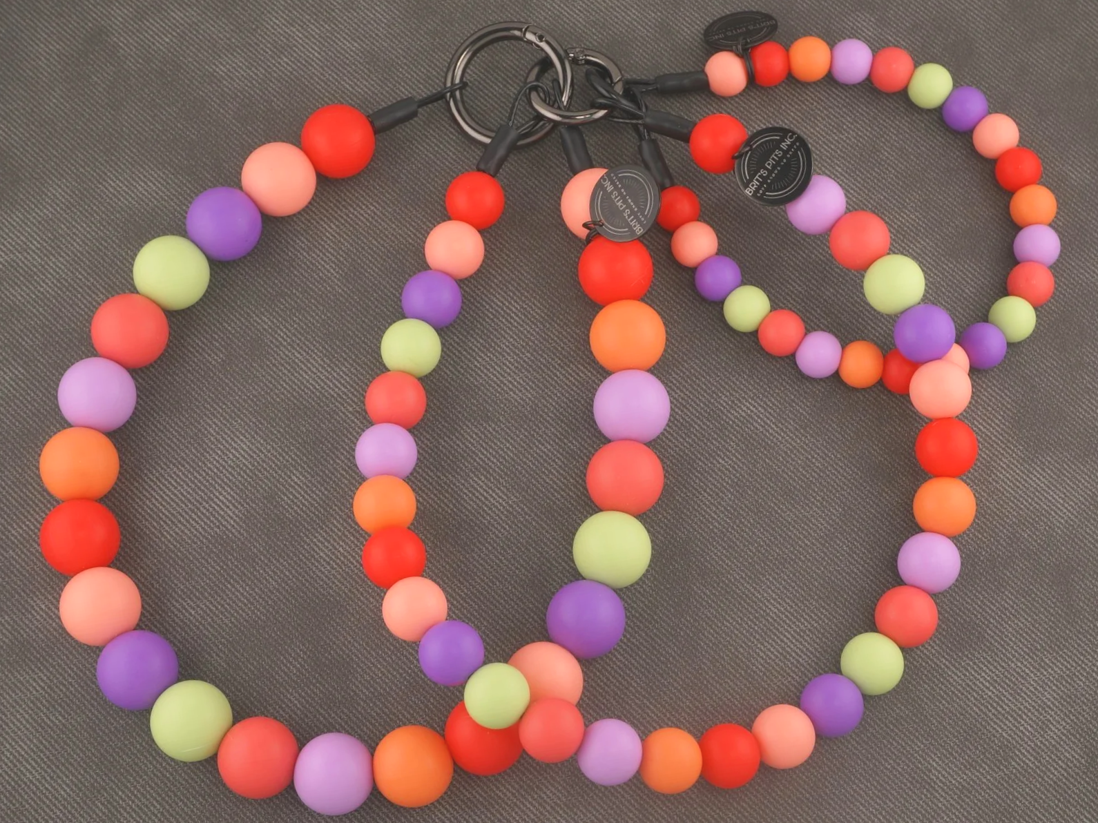 Paws & Recreation - Stylish beaded dog collars and necklaces in bright summer colors