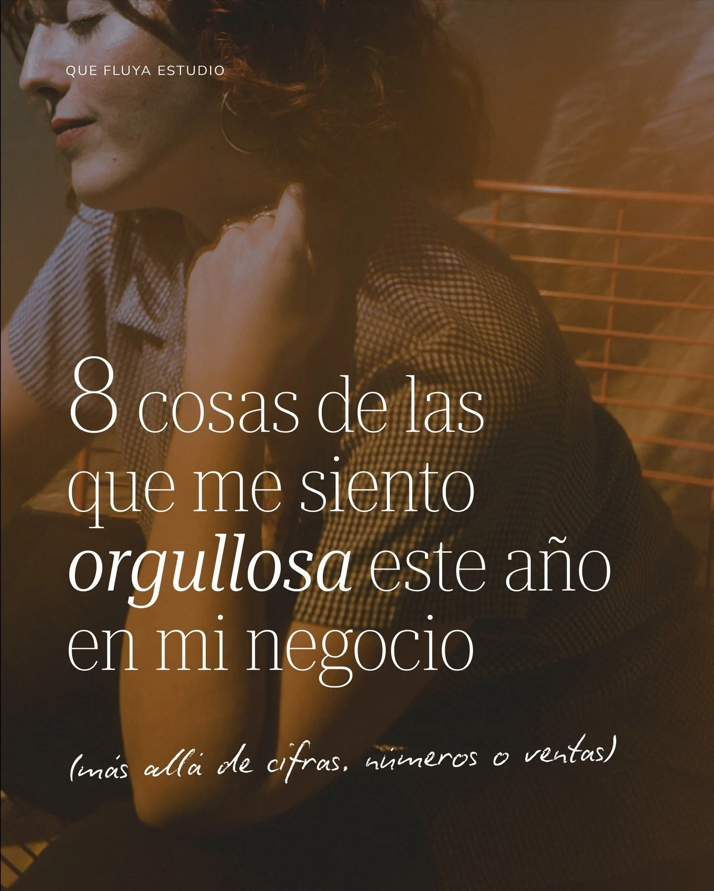 Cada vez m&aacute;s convencida de que el &eacute;xito no es llegar lejos, sino sentirse en casa dentro de una misma y perseguir aquello que nos da tranquilidad.

Gracias a quienes me han acompa&ntilde;ado en cada paso. A quienes han confiado en m&iac