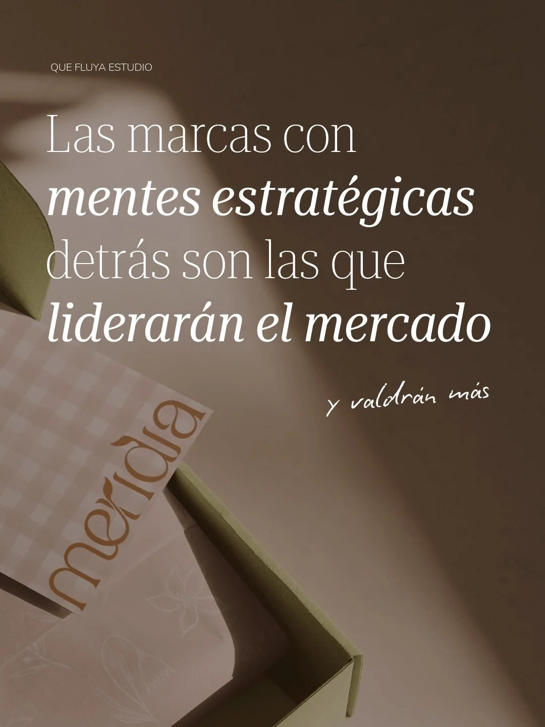 Cada vez es m&aacute;s f&aacute;cil hacer una marca. Y al mismo tiempo, cada vez es m&aacute;s dif&iacute;cil hacer una marca fuerte. 

Por eso, cada vez ser&aacute; m&aacute;s evidente cu&aacute;les est&aacute;n bien pensadas y cu&aacute;les no.

La