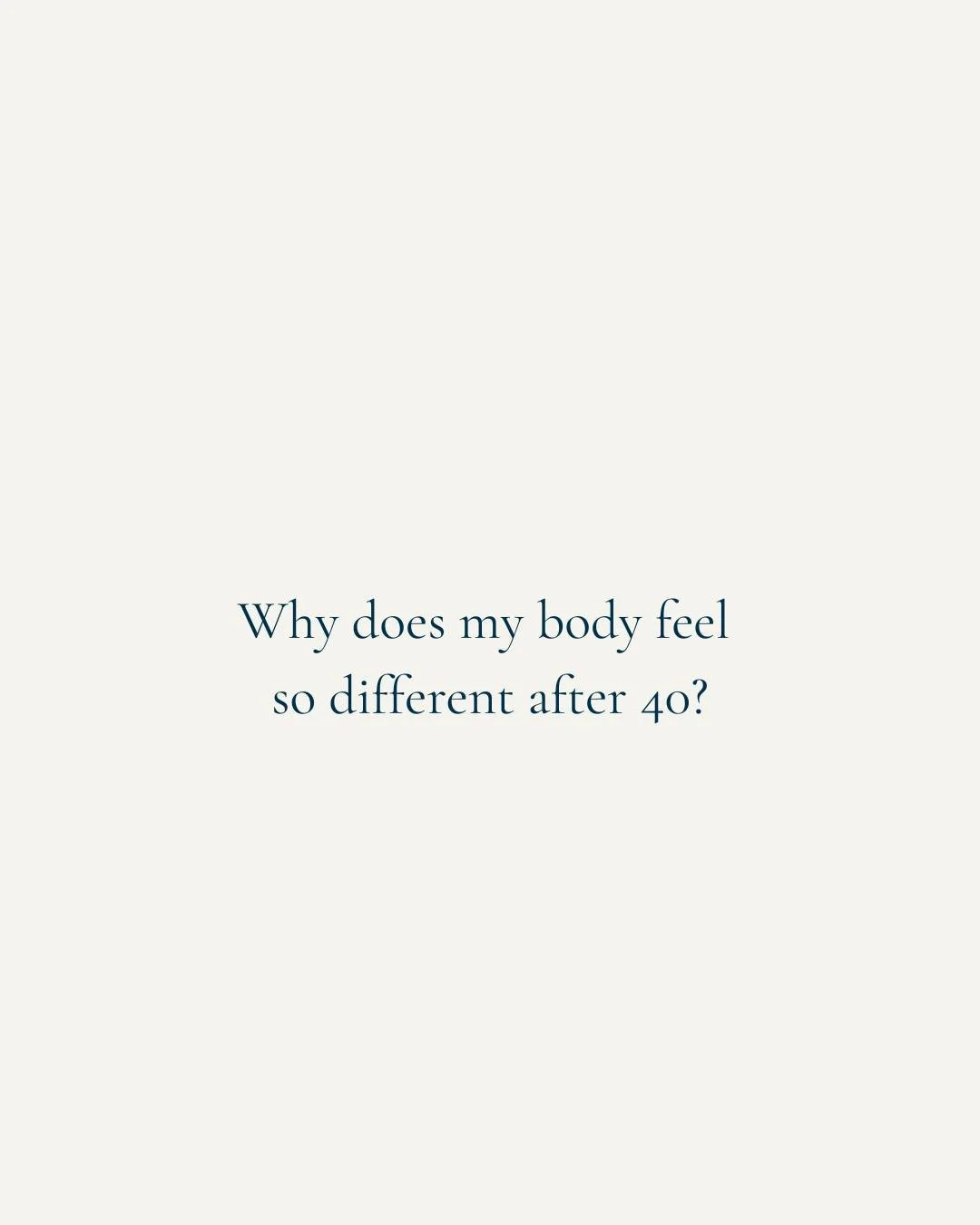 Midlife brings change.

For many of us, that can mean changes in energy, digestion, muscle strength, sleep, appetite or body composition. It can also bring a lot of conflicting nutrition advice.

My midlife nutrition appointments can help you underst
