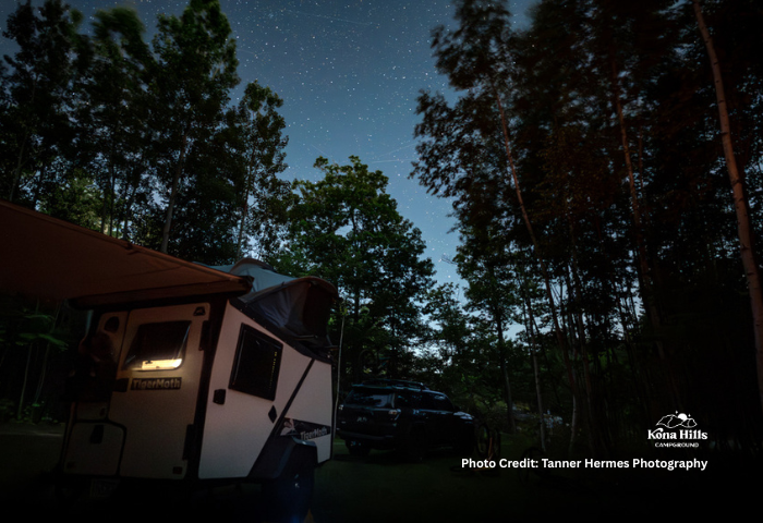 Stars at night from Site 15