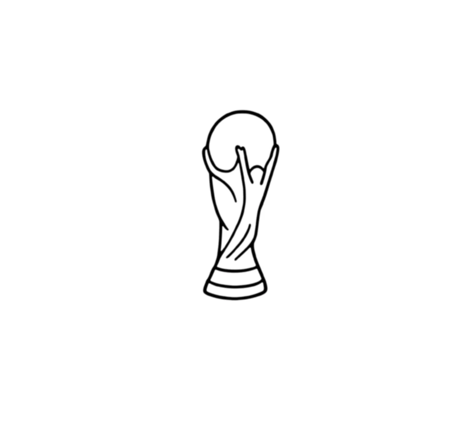 The iconic FIFA World Cup trophy — tiny size, massive meaning. On sale now.