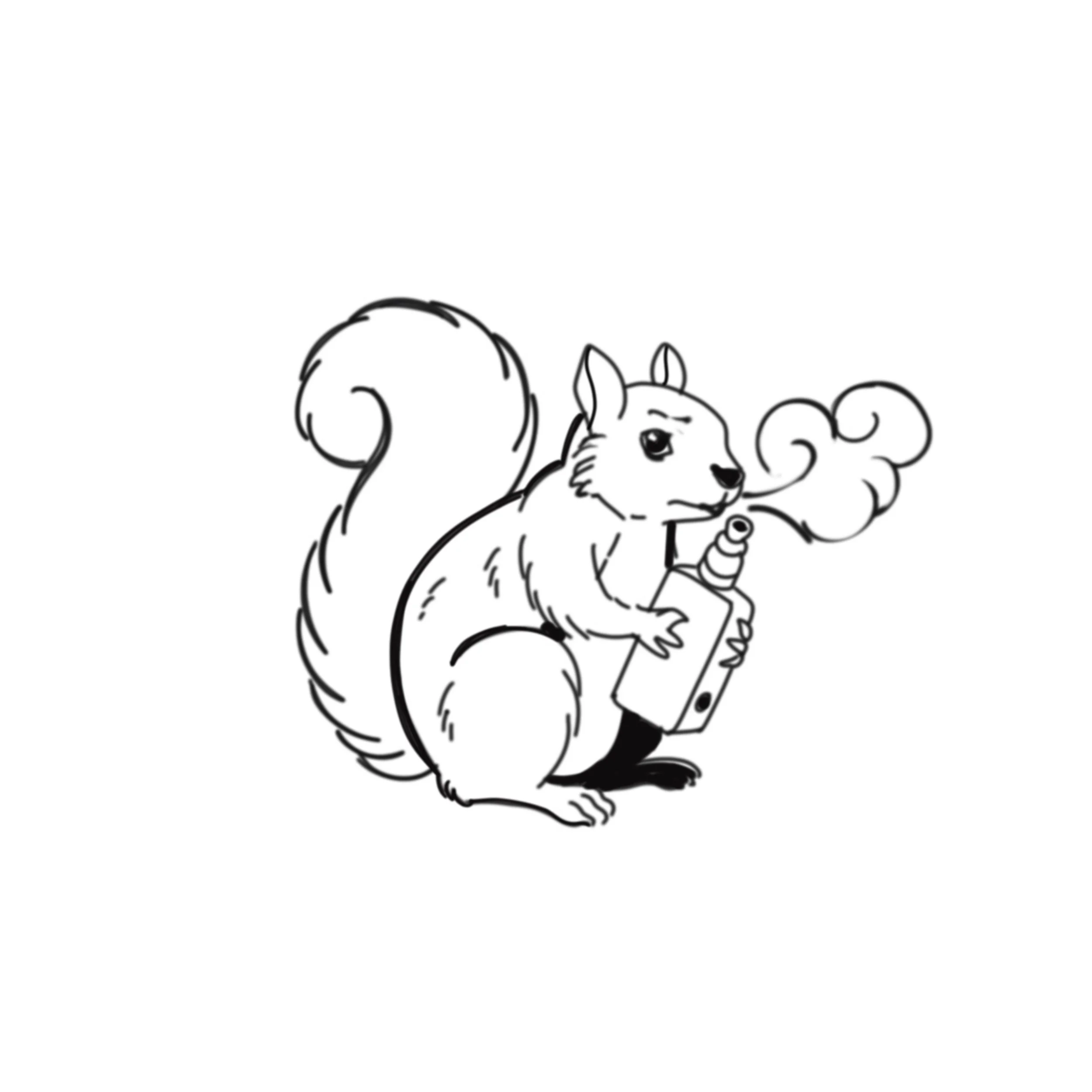 vaping squirrel