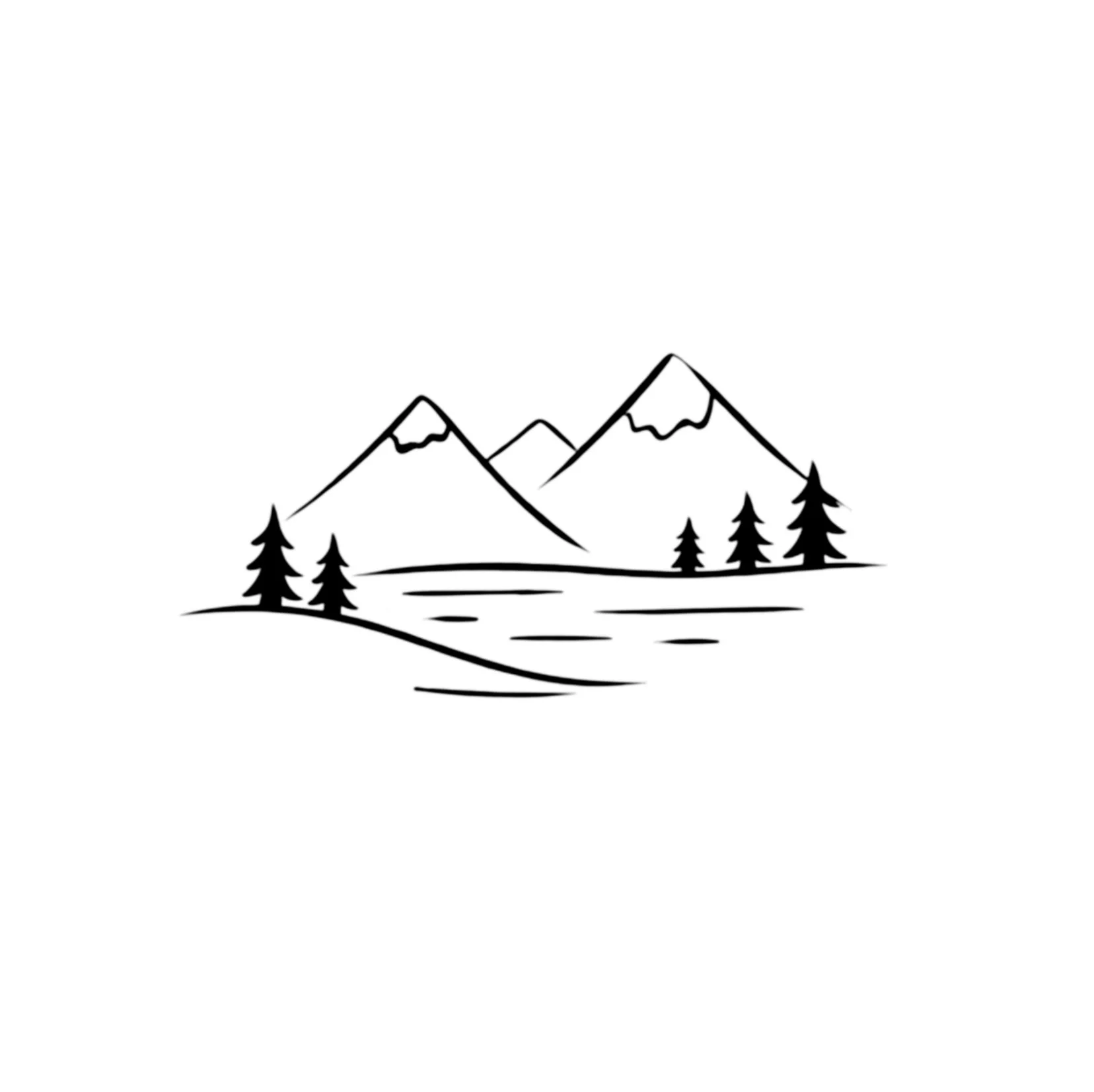 Peaceful Mountain Lake